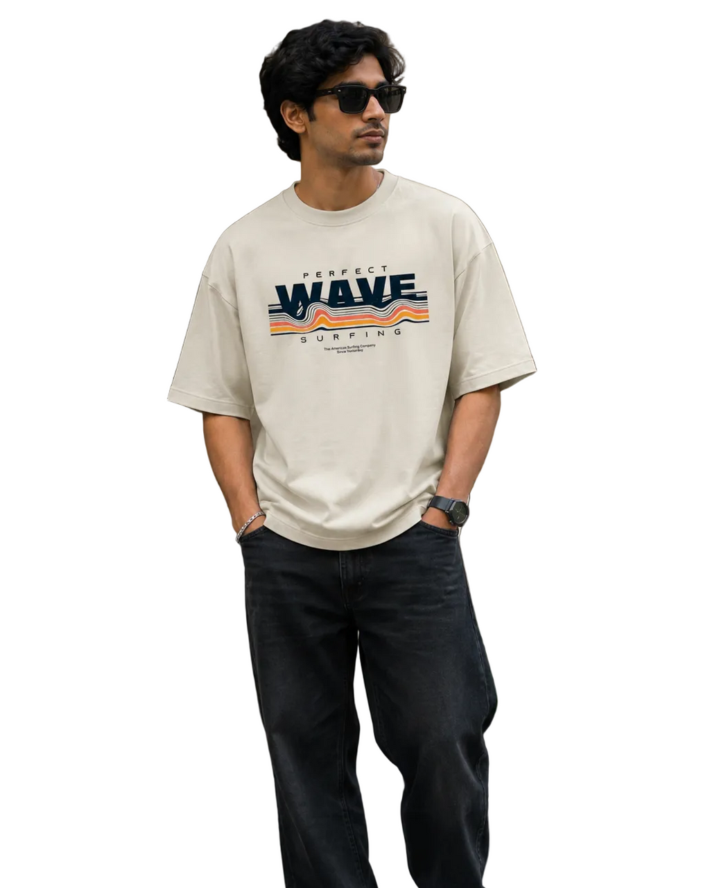 Wave Oversize T Shirt