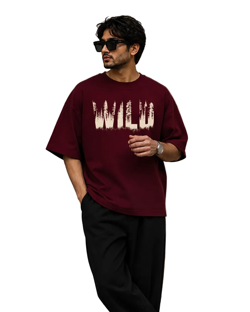 Twin Cheetah Oversized T-Shirt