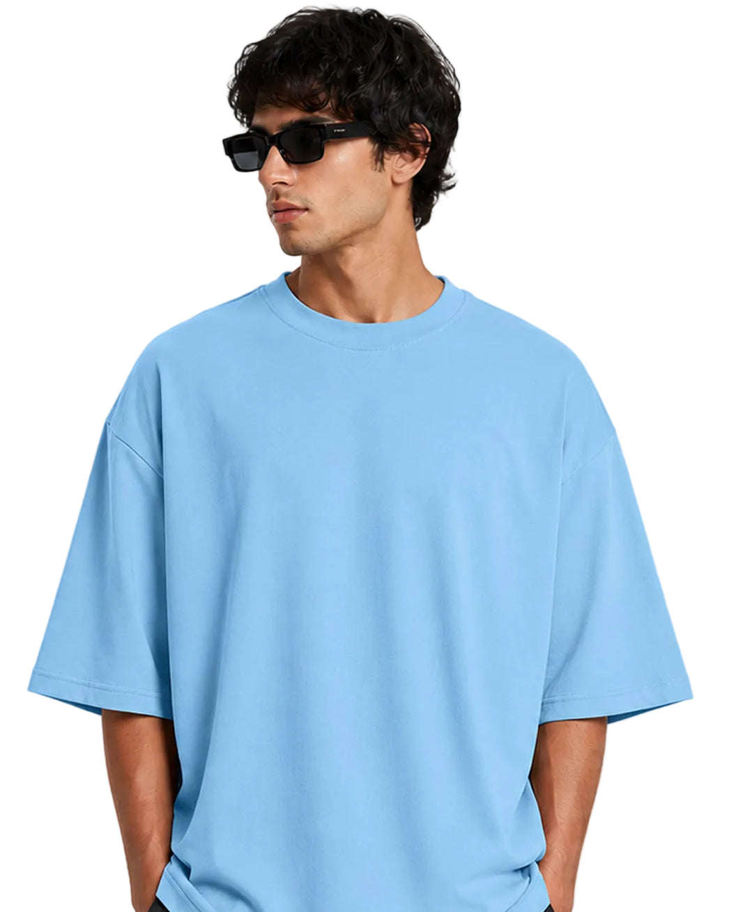 front plain Oversize T Shirt