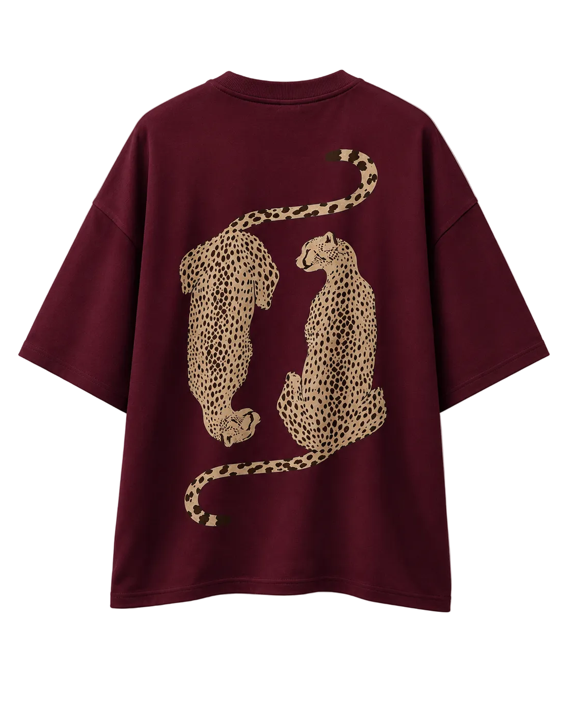 Twin Cheetah Oversized T-Shirt