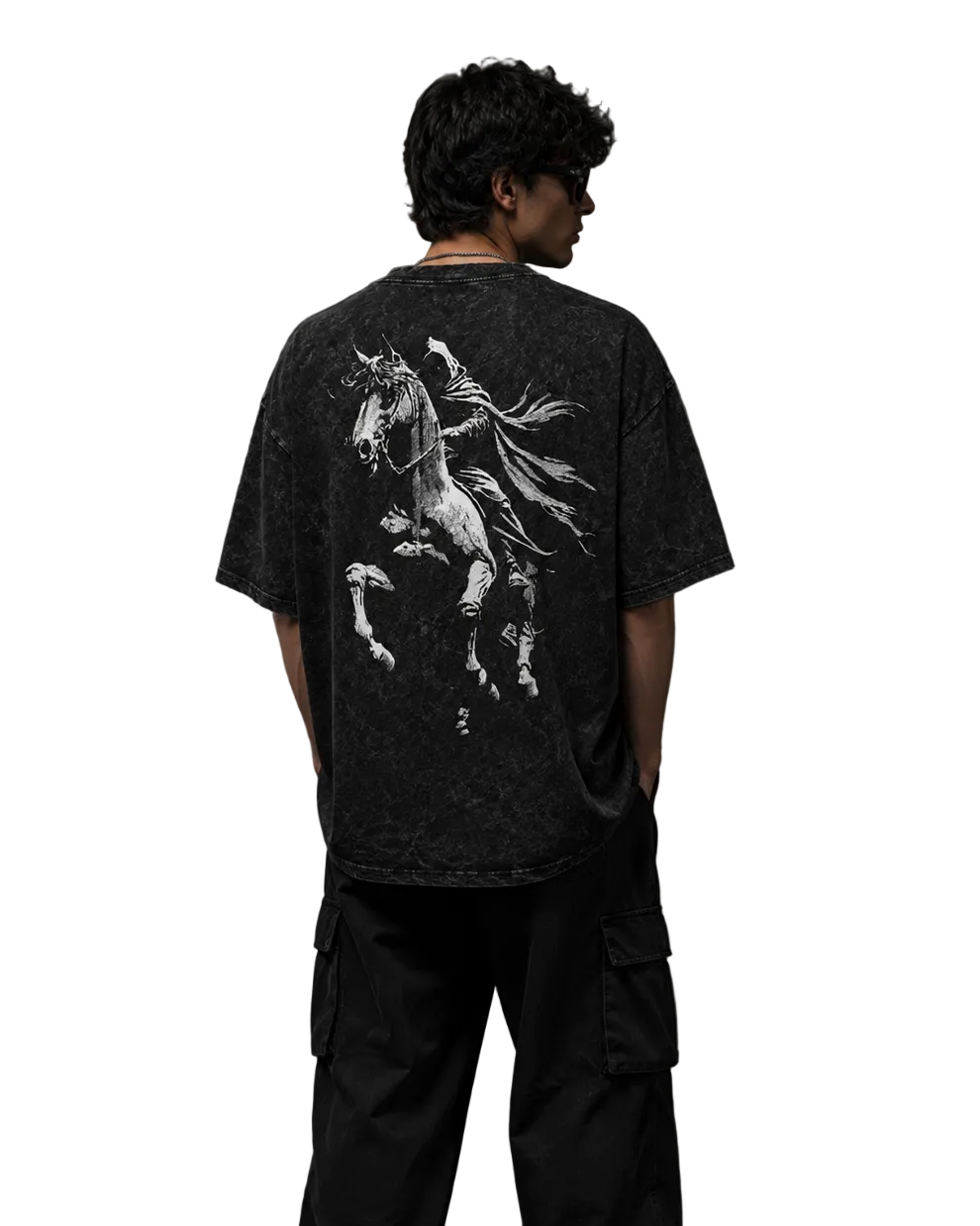 Shadow Horseman Oversized Graphic Tee