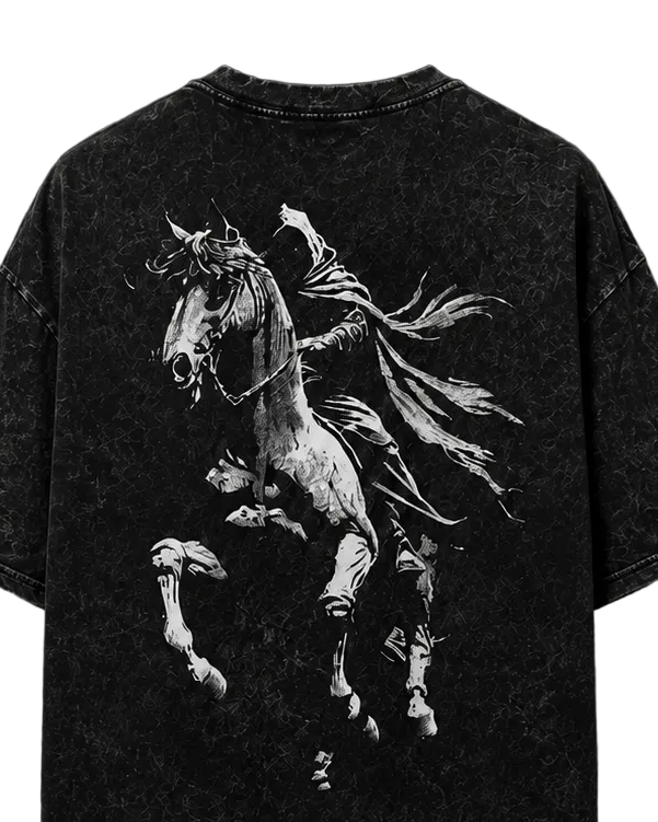 Shadow Horseman Oversized Graphic Tee