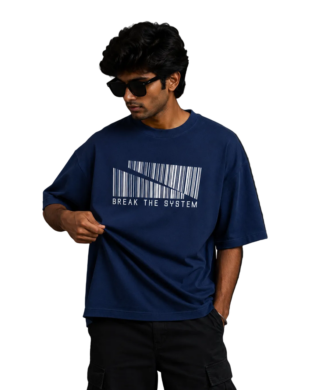 BREAK THE SYSTEM OVERSIZE T SHIRT