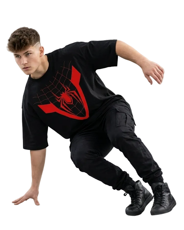 Spider Graphic Oversized T-Shirt