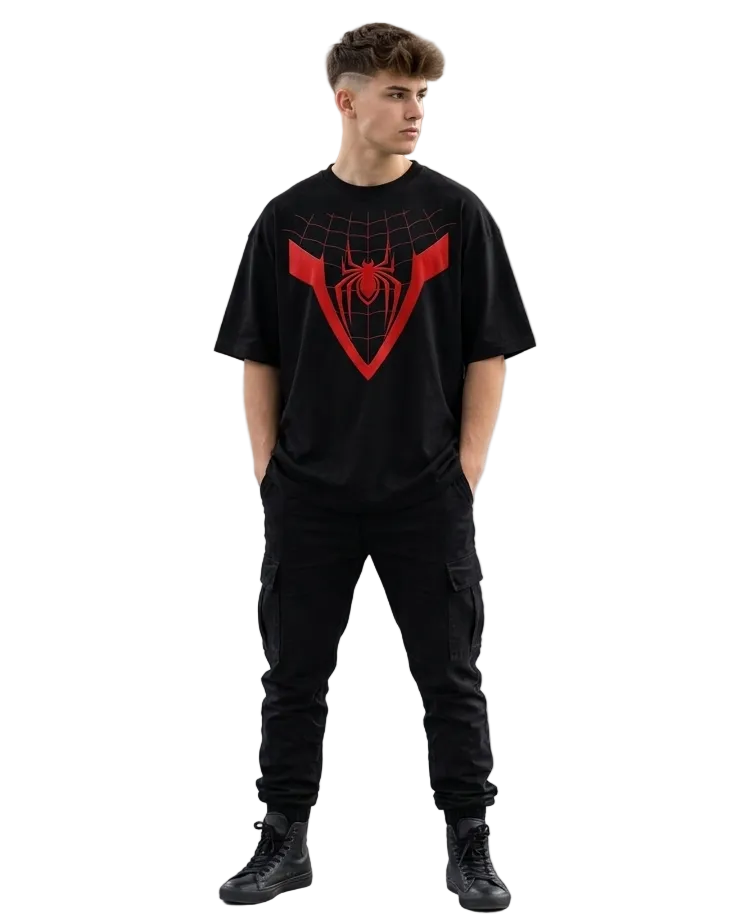 Spider Graphic Oversized T-Shirt
