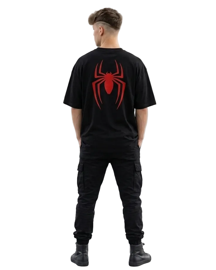 Spider Graphic Oversized T-Shirt