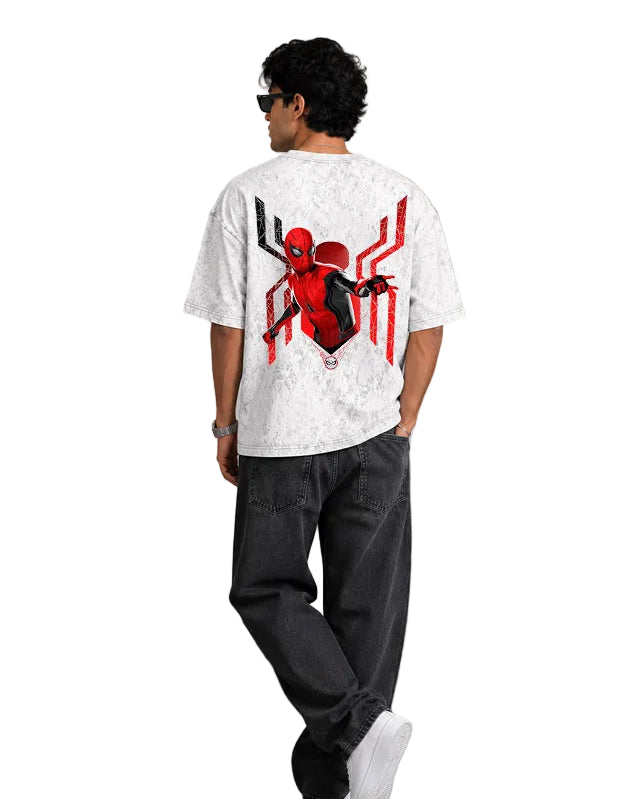Spider-Man Action Pose Graphic Oversized Tee