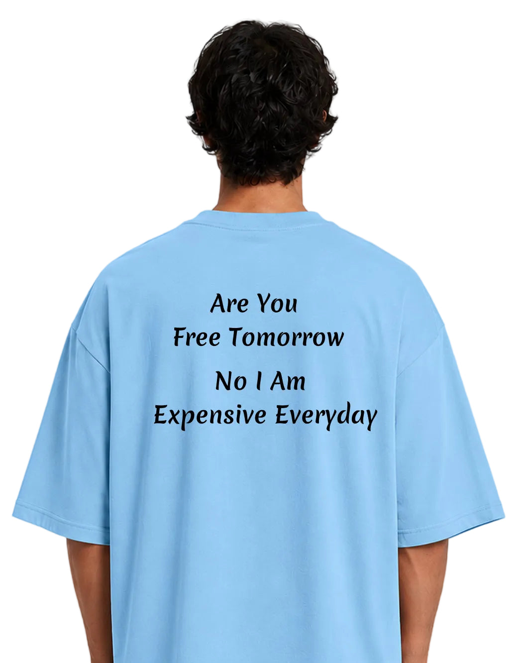 front plain Oversize T Shirt