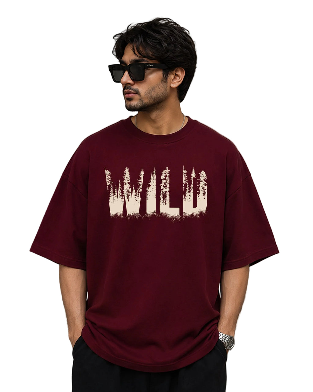 Twin Cheetah Oversized T-Shirt