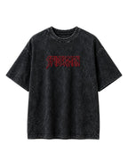 Retro Spider Graphic Acid Wash Tee
