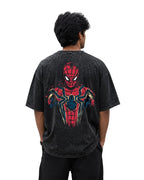 Retro Spider Graphic Acid Wash Tee