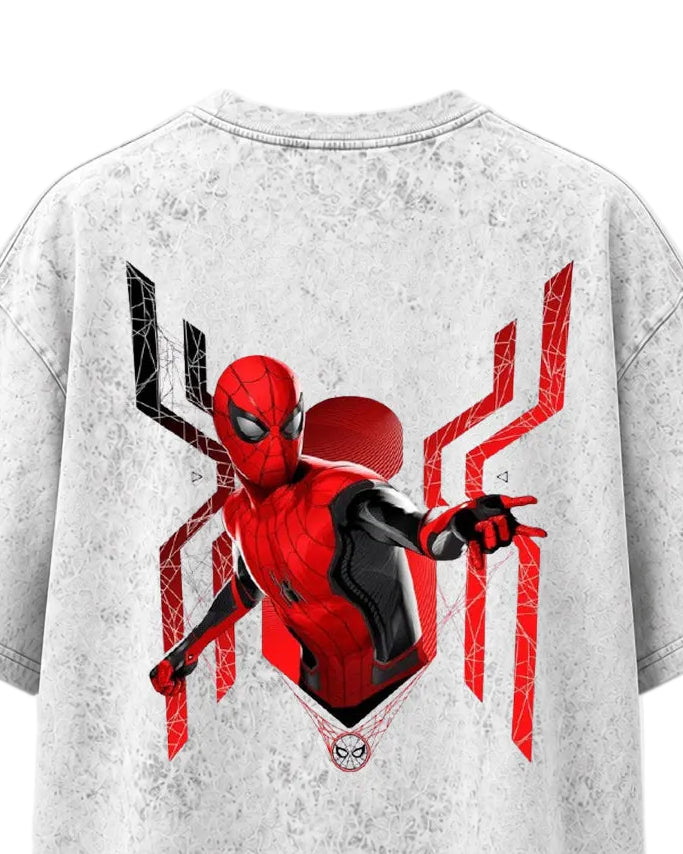 Spider-Man Action Pose Graphic Oversized Tee