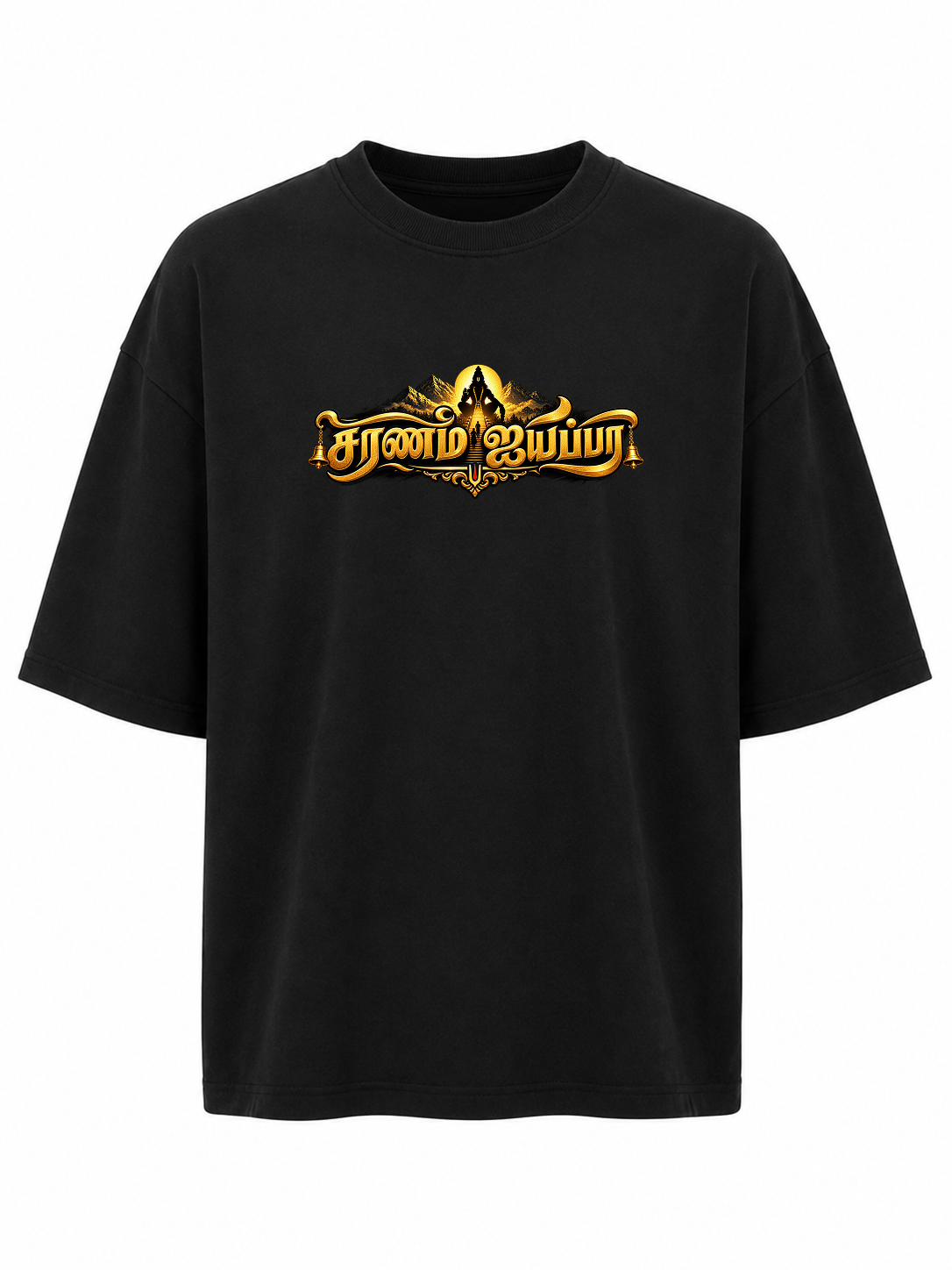 Saranam Gold Oversized Tee