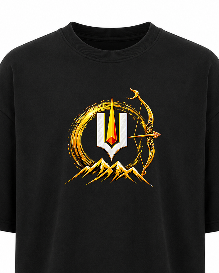 Malikappuram Ayyappa Oversize T Shirt + Veshti + Thundu ( COMBO )