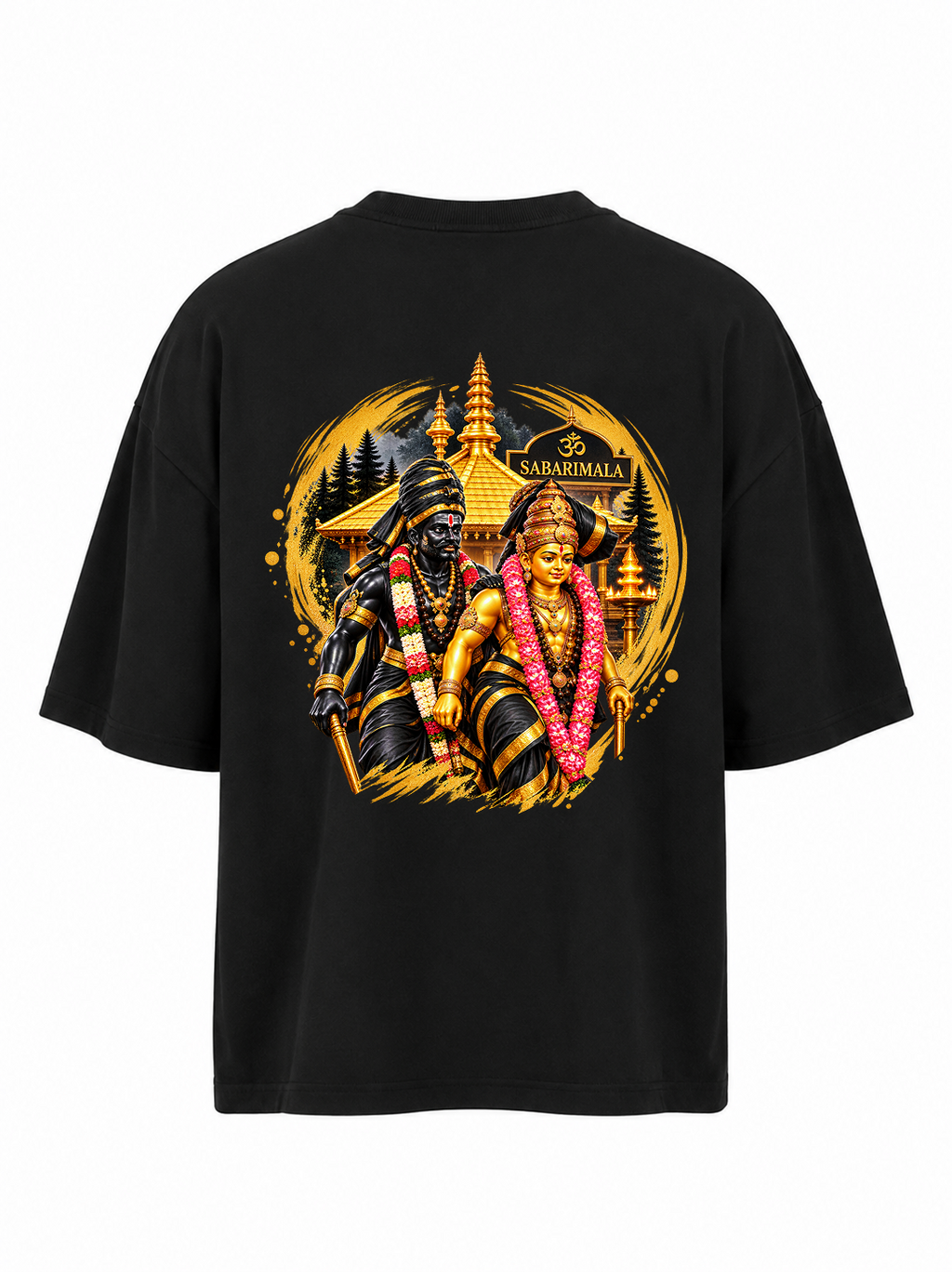 Karuppu Samy Oversize T Shirt + Veshti + Thundu