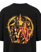 Karuppu Samy Oversize T Shirt + Veshti + Thundu