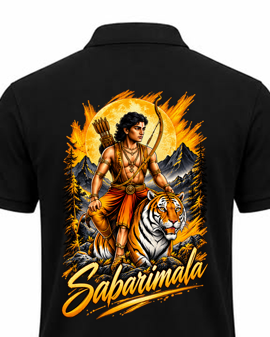 Sabarimala Legend Polo T Shirt + Veshti + Thundu