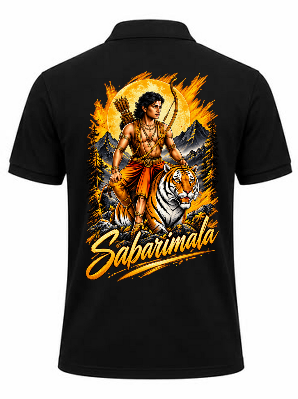 Sabarimala Premium Polo Pocket T Shirt