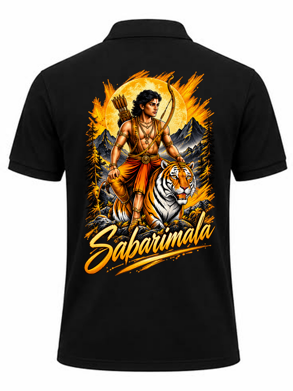 Sabarimala Premium Polo Pocket T Shirt