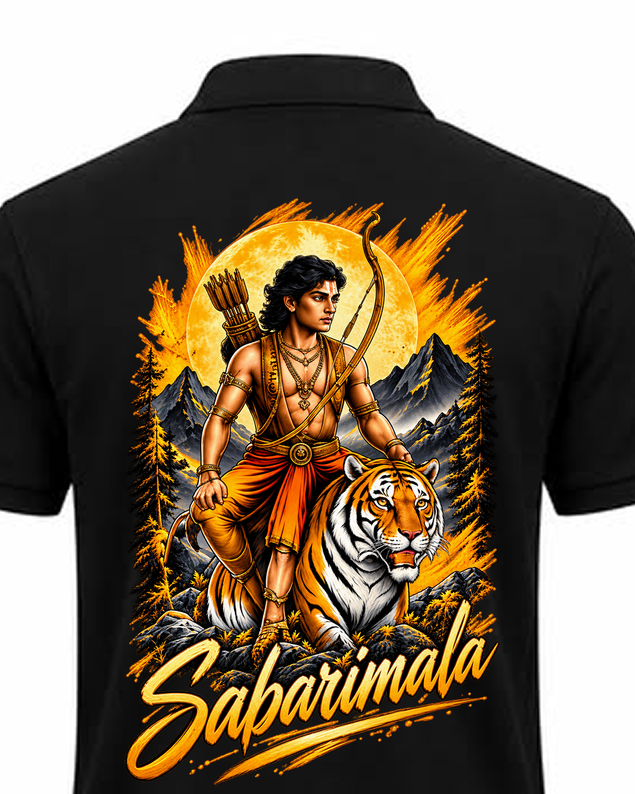 Sabarimala Premium Polo Pocket T Shirt