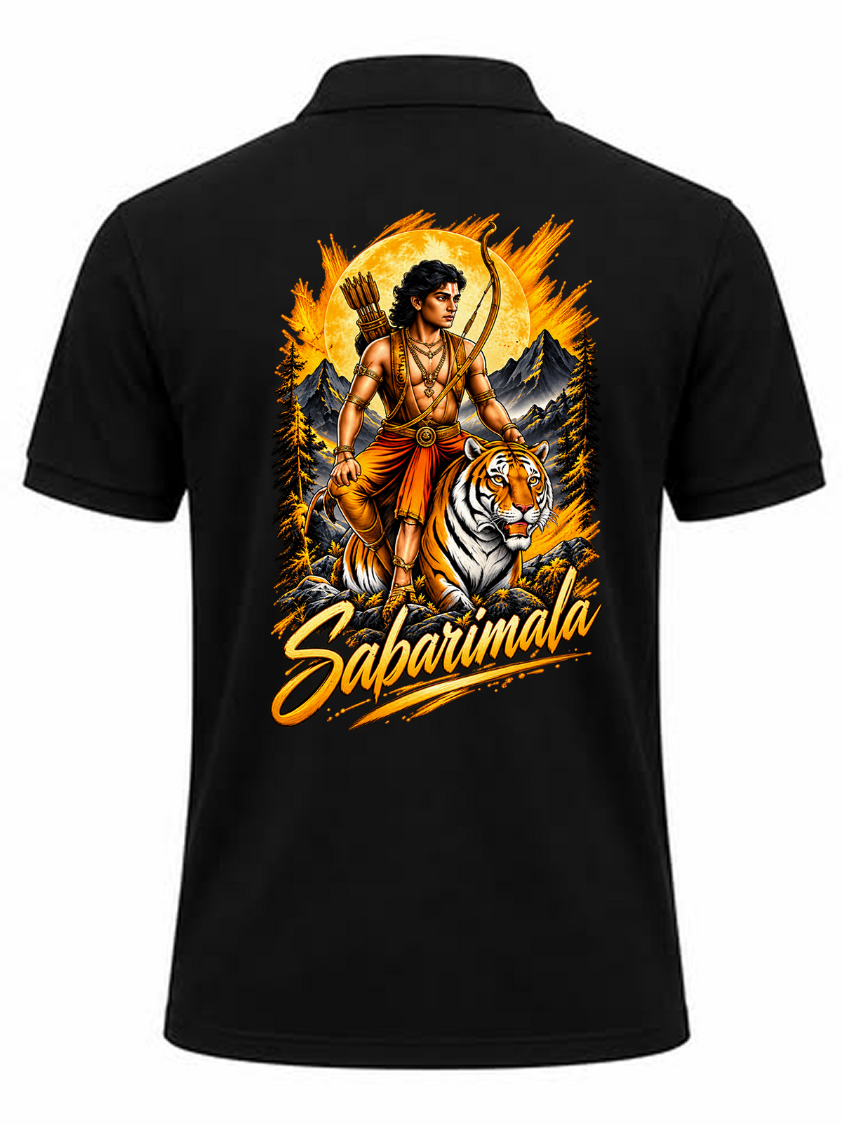 Sabarimala Premium Polo Without Pocket T Shirt