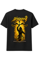 Ayyappa Royal Villu Gold Round Neck T Shirt + Veshti + Thundu ( COMBO )