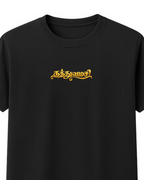 Ayyappa Royal Villu Gold Round Neck T Shirt + Veshti + Thundu ( COMBO )