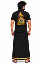 Ayyappa Veera Polo T Shirt + Veshti + Thundu ( COMBO )