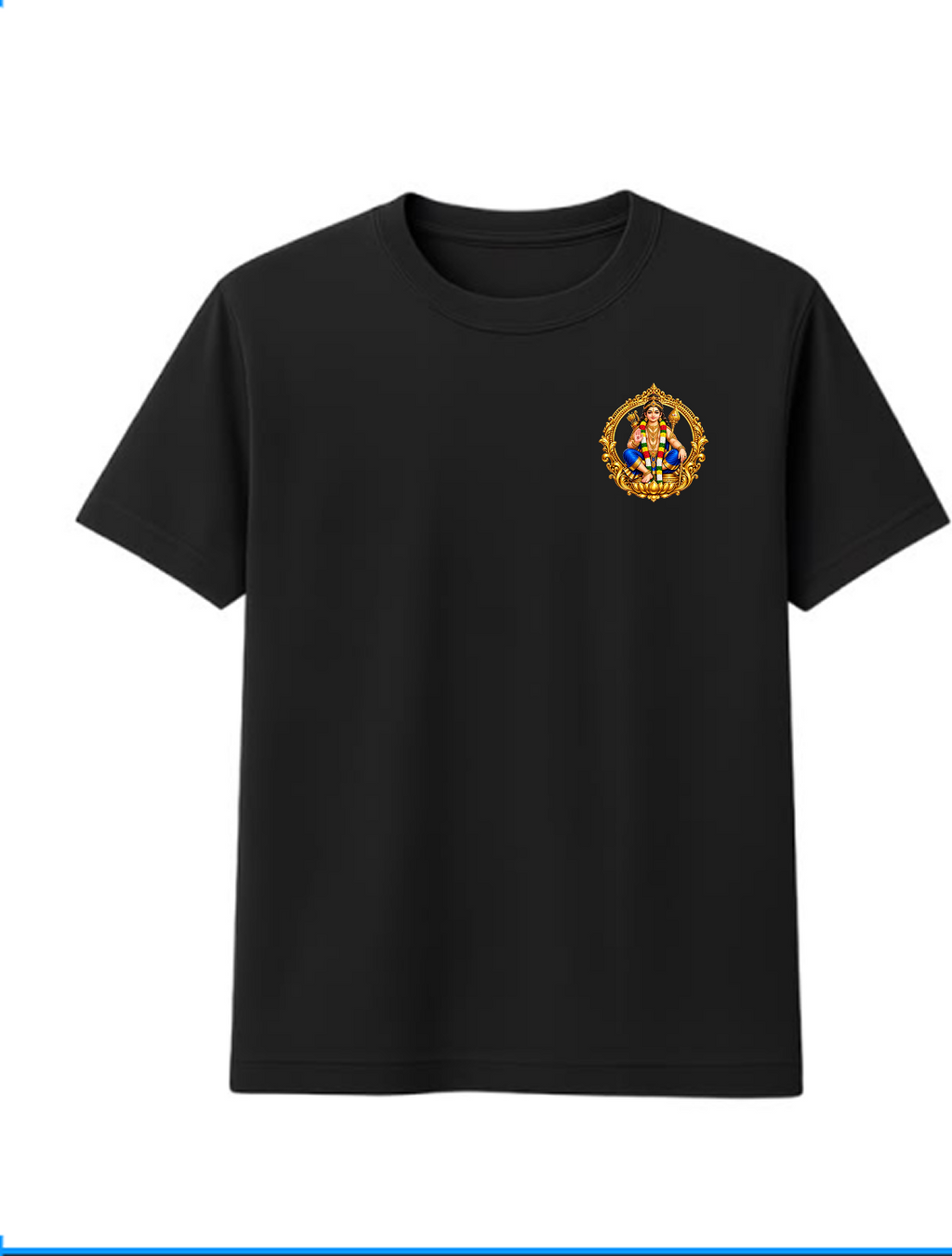 Ayyappa Veera Round Neck T Shirt + Veshti + Thundu ( COMBO )