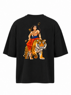 Swami Tiger Ride Oversize T Shirt + Veshti + Thundu ( COMBO )
