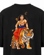 Swami Tiger Ride Oversize T Shirt + Veshti + Thundu ( COMBO )