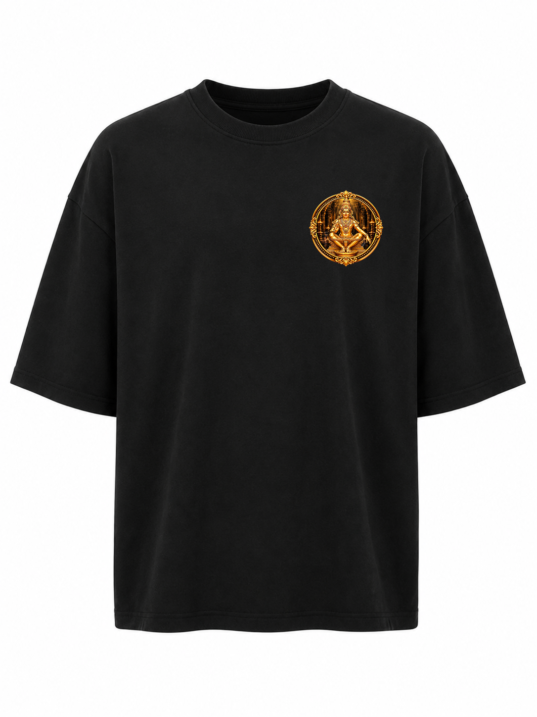 Swami Tiger Ride Oversize T Shirt + Veshti + Thundu ( COMBO )