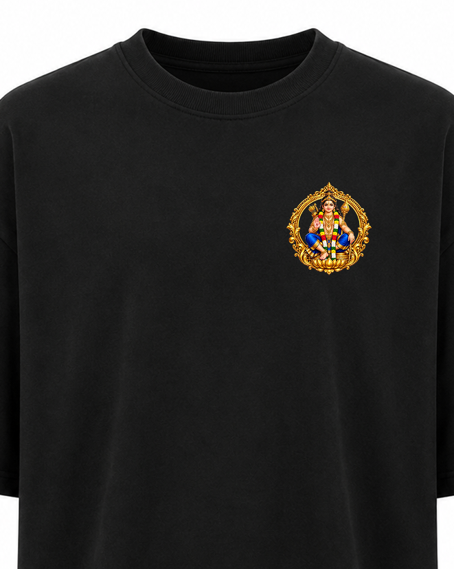 Sabarimala Veera Oversize T Shirt + Veshti + Thundu ( COMBO )