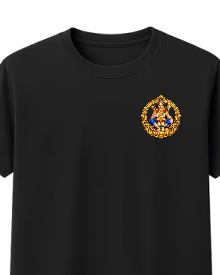 Sabarimala Veera Round Neck T Shirt + Veshti + Thundu ( COMBO )