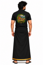 Erumeli Polo T Shirt + Veshti + Thundu ( COMBO )