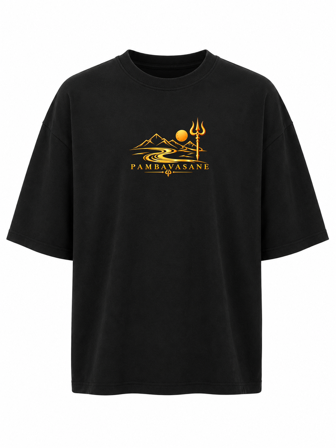Pambavasan Oversize T Shirt + Veshti + Thundu ( COMBO )