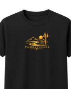 Pambavasan Round Neck T Shirt + Veshti + Thundu ( COMBO )