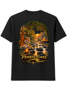 Pambavasan Round Neck T Shirt + Veshti + Thundu ( COMBO )