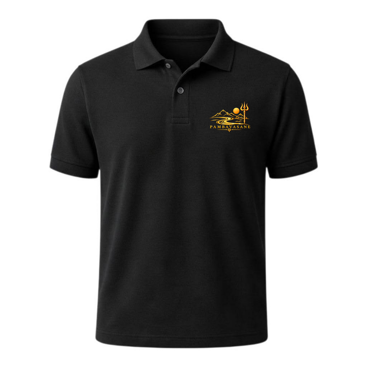 Pambavasan Polo T Shirt + Veshti + Thundu ( COMBO )