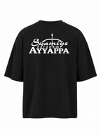 Front Ayyappa Oversize T Shirt + Veshti + Thundu ( COMBO )