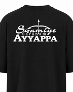 Front Ayyappa Oversize T Shirt + Veshti + Thundu ( COMBO )