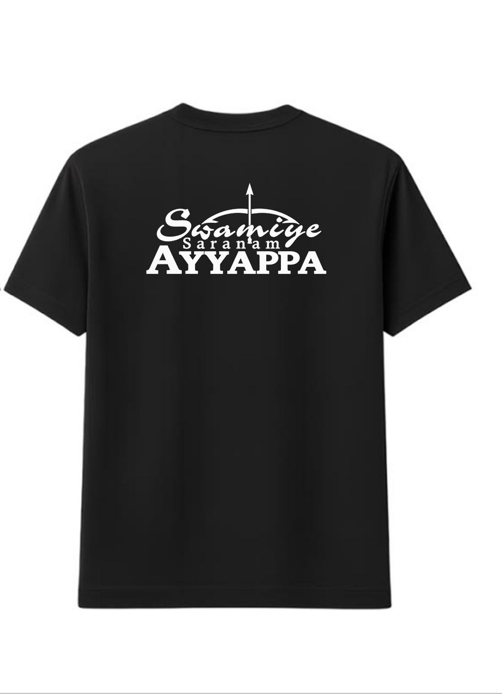 Front Ayyappa Round Neck T Shirt + Veshti + Thundu ( COMBO )