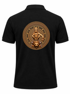 Ayyappa Chakra Polo T Shirt + Veshti + Thundu ( COMBO )