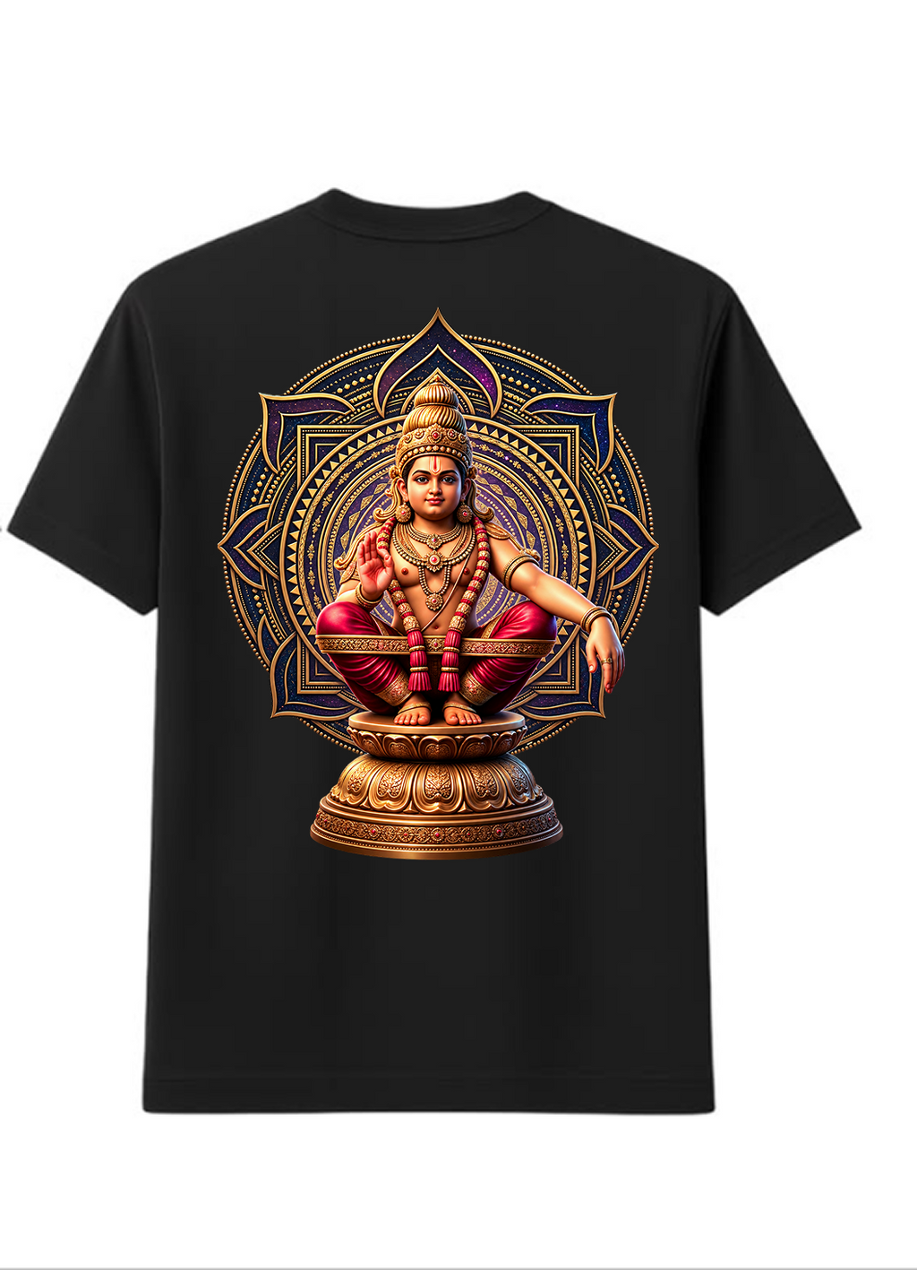 Sabari Veeran Round Neck T Shirt + Veshti + Thundu ( COMBO )