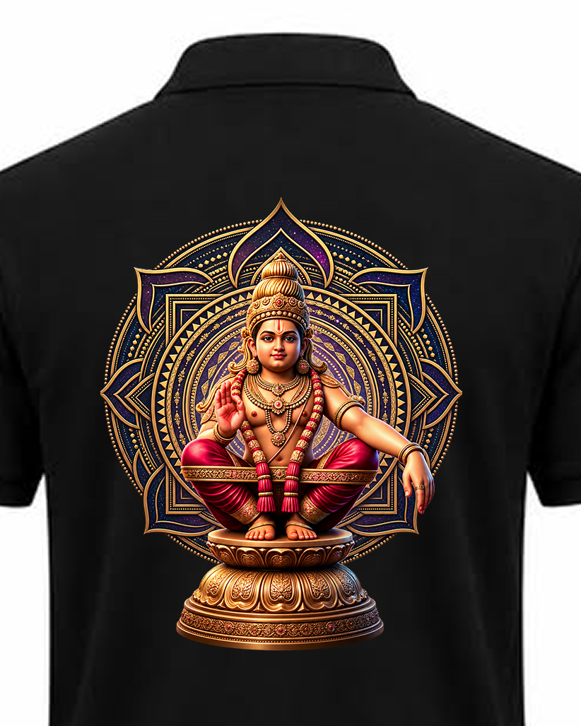 Sabari Veeran Polo T Shirt + Veshti + Thundu ( COMBO )