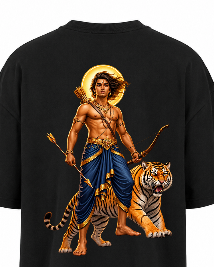Puli Vahanan Oversize T Shirt + Veshti + Thundu ( COMBO )
