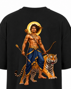 Puli Vahanan Oversize T Shirt + Veshti + Thundu ( COMBO )