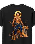 Puli Vahanan Round Neck T Shirt + Veshti + Thundu ( COMBO )