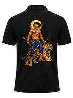 Puli Vahanan Polo T Shirt + Veshti + Thundu ( COMBO )