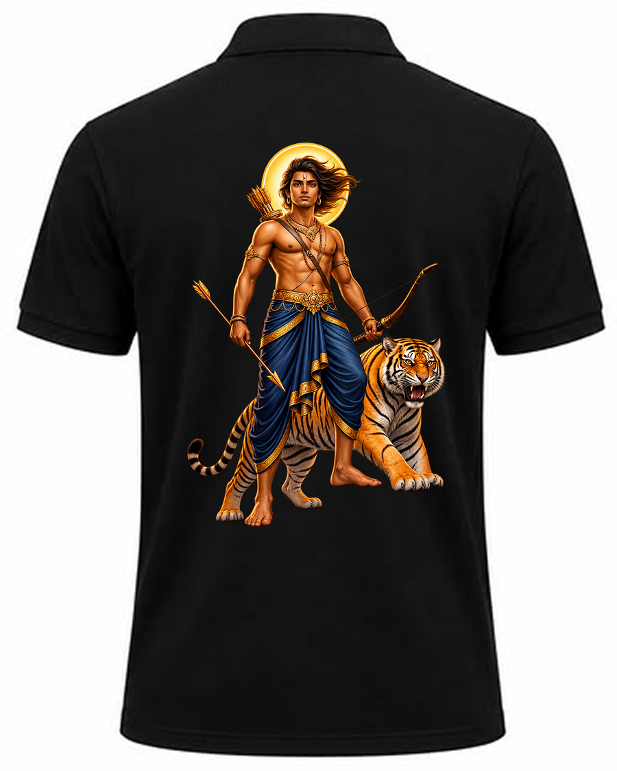 Puli Vahanan Polo T-Shirt Combo – T-Shirt + Veshti + Thundu